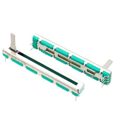 6 دبوس مزدوج الشريحة الجهد 45mm الشريحة لخلط محطة الصوت