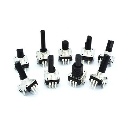 جودة  Peaker Audio Ec12 Rotary Encoder With Push Button 10ohm Threaded Bushing مصنع