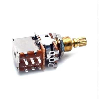 جودة  16mm Push Pull Potentiometer DPDT Electric Guitar For Electric Bass Guitar مصنع