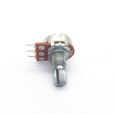 WH148 سلسلة الروتاري Potentiomer طويل العمر للتحكم في حجم الجهد مقياس الجهد من غشاء الكربون للصوت