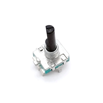 جهاز تشفير دوار مزدوج 16 مم EC16 360 درجة مع مفتاح LED
