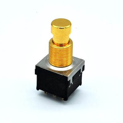 الشركة المصنعة لـ Soft Click 3PDT Guitar Effect Pedal Foot Switch 9 Pin Effect Foot Switch Push Button Switch