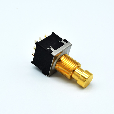 الشركة المصنعة لـ Soft Click 3PDT Guitar Effect Pedal Foot Switch 9 Pin Effect Foot Switch Push Button Switch