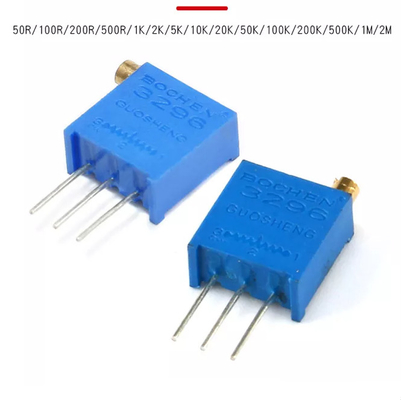 1k مقاييس فرق الجهد 102 ماكينة تشذيب 1 كيلو أوم ROHS 3296W-10R