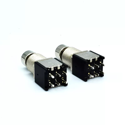 9 Pin 3pdt Stomp Switch 500V للغيتار الكهربائي