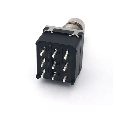 3PDT قيثارة القدم التبديل 17 مللي متر Footswitch 9 Pin Wire Terminal