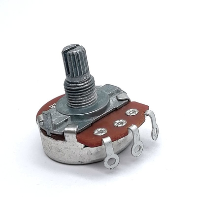 24mm 12 موقف التبديل الروتاري الجهد 10k 6 دبوس 10000ohm الغيتار الكهربائي