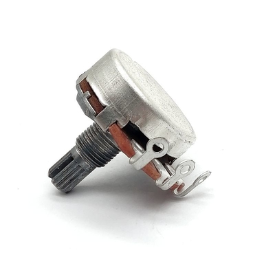 24mm 12 موقف التبديل الروتاري الجهد 10k 6 دبوس 10000ohm الغيتار الكهربائي