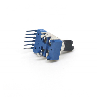 CE 11mm 6 Pin Rotary Potentiometer Amplifier B100k وعاء مزدوج