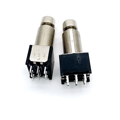 CE 17.1mm جيتار دواسة القدم 125V AC 6A 9 Pin Footswitch