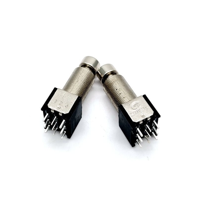 CE 17.1mm جيتار دواسة القدم 125V AC 6A 9 Pin Footswitch