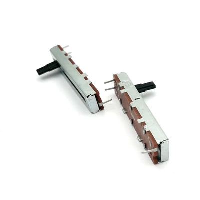 CE 30mm Slide خافت 3 Pin الخطي الشريحة الجهد ضبط سرعة بطاقة الصوت