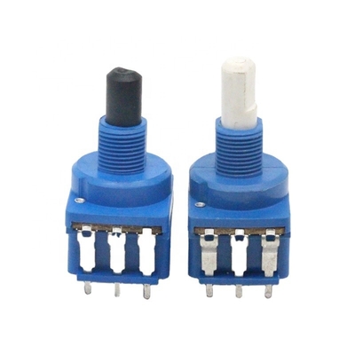 البلاستيك 10000ohm الروتاري التبديل الجهد التحكم في السرعة DC 500V